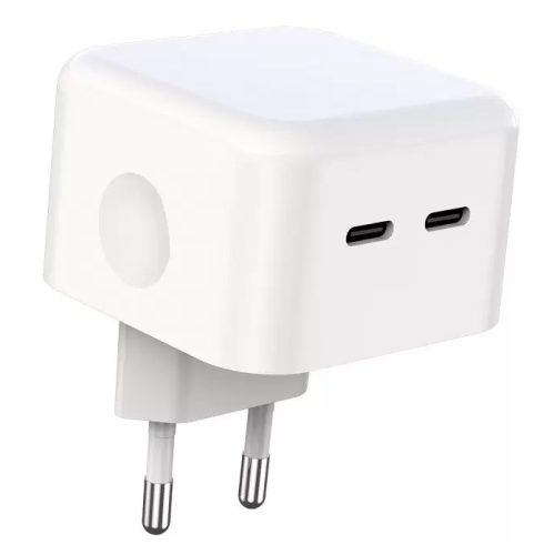 35W -OS KÉT CSATLAKOZÓS USB-C HÁLÓZATI TÖLTŐ GYORSTÖLTŐ ADAPTER SAMSUNG TELEFONOKHOZ