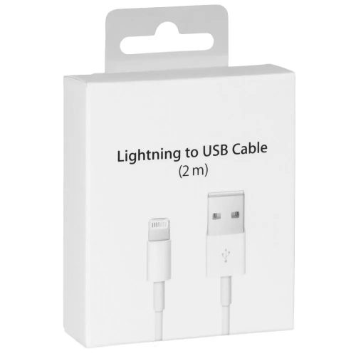 EREDETI GYÁRI APPLE MINŐSÉGŰ USB Lightning Töltőkábel 2m, fehér