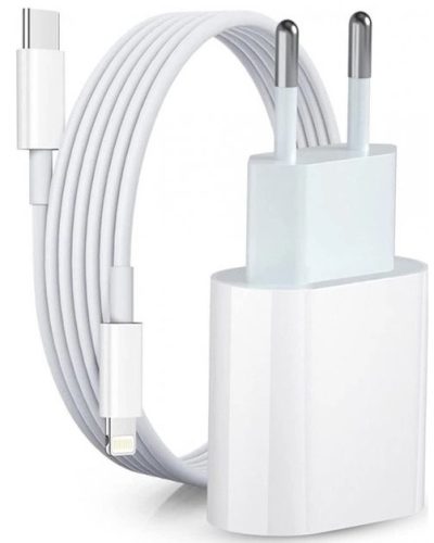 GYÁRI EREDETI Apple MINŐSÉGŰ 20 W-OS Type-C gyorstöltő adapter Type-C - Lightning Iphone töltő kábellel
