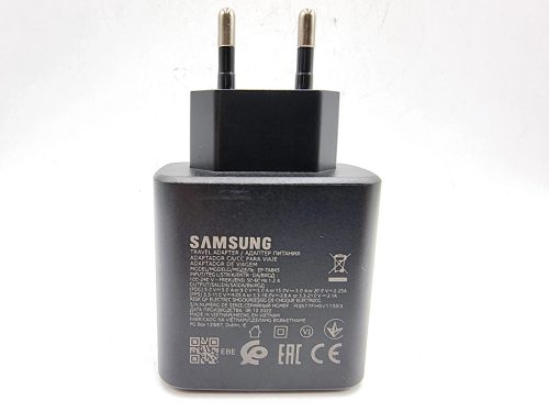 EREDETI GYÁRI SAMSUNG EP-TA845EBE 45W TYPE-C HÁLÓZATI TÖLTŐ GYORSTÖLTŐ ADAPTER FEKETE